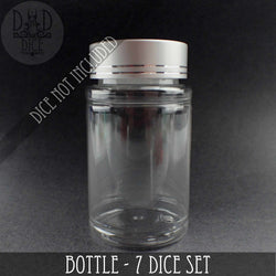 Display Bottle - 7 & 11 Dice Sets (Online Order Only)