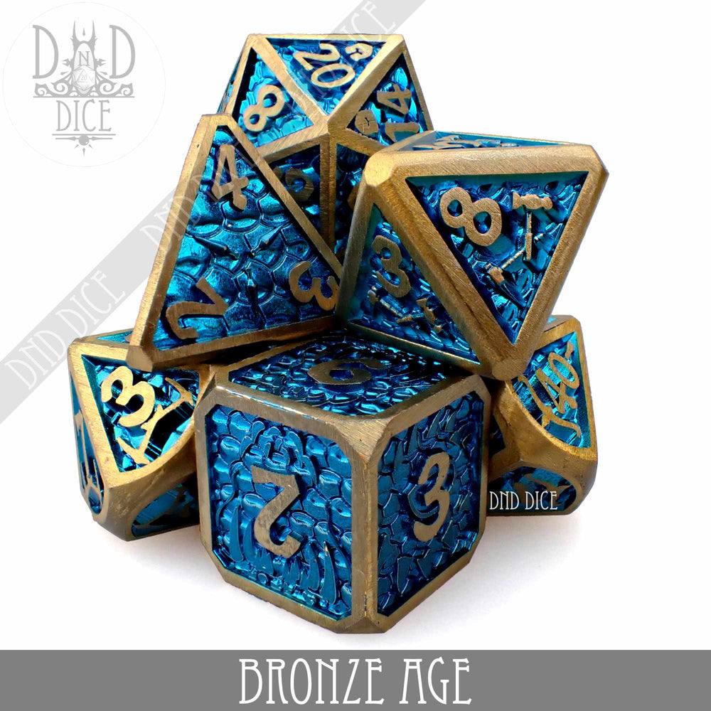 Bronze Age Metal Dice Set (Online Order Only)