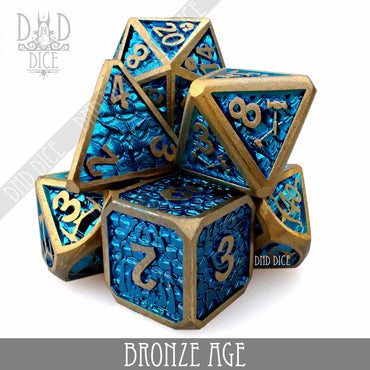 Bronze Age Metal Dice Set (Online Order Only)