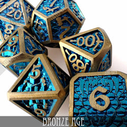 Bronze Age Metal Dice Set (Online Order Only)
