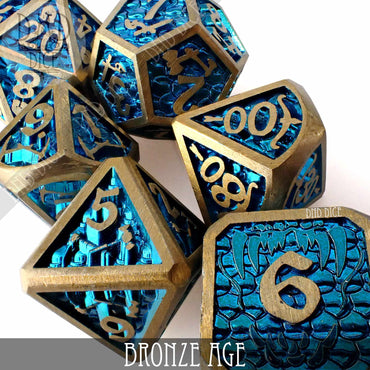 Bronze Age Metal Dice Set (Online Order Only)
