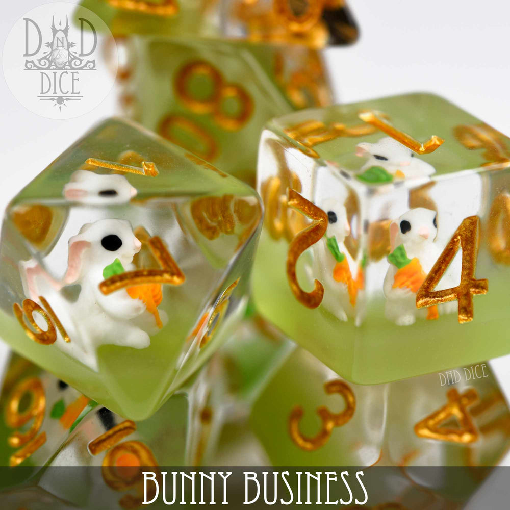Bunny Business Dice Set (Online Order Only)