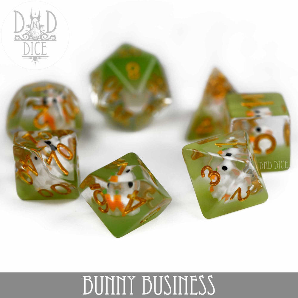 Bunny Business Dice Set (Online Order Only)