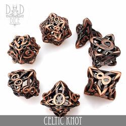 Celtic Knot Metal Dice Set (Gift Box) (Online Order Only)