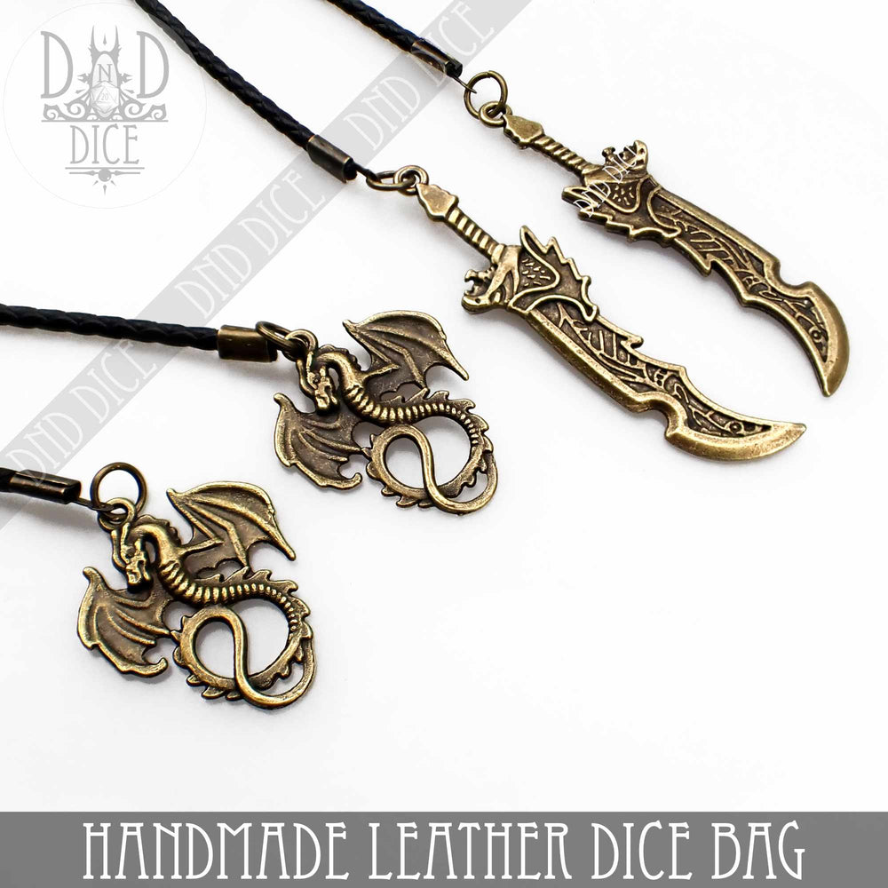Italian Leather Dice Bag / Tray (Handmade) (Online Order Only)