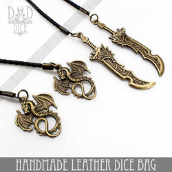 Italian Leather Dice Bag / Tray (Handmade) (Online Order Only)