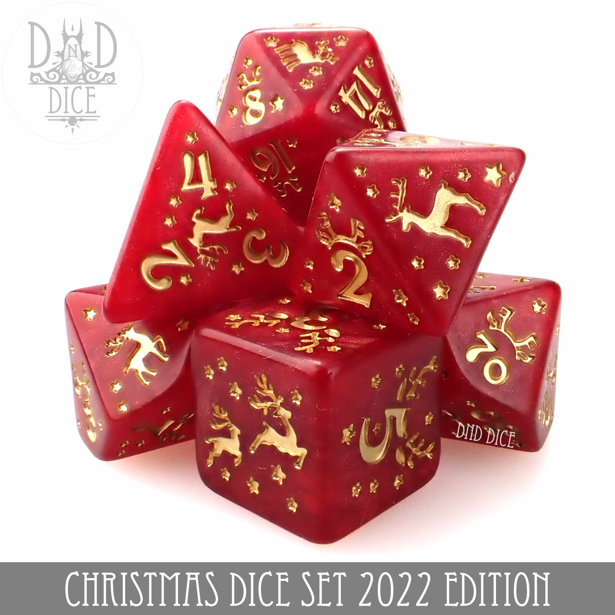 Christmas 2022 Dice Set (Online Order Only)