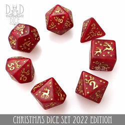 Christmas 2022 Dice Set (Online Order Only)