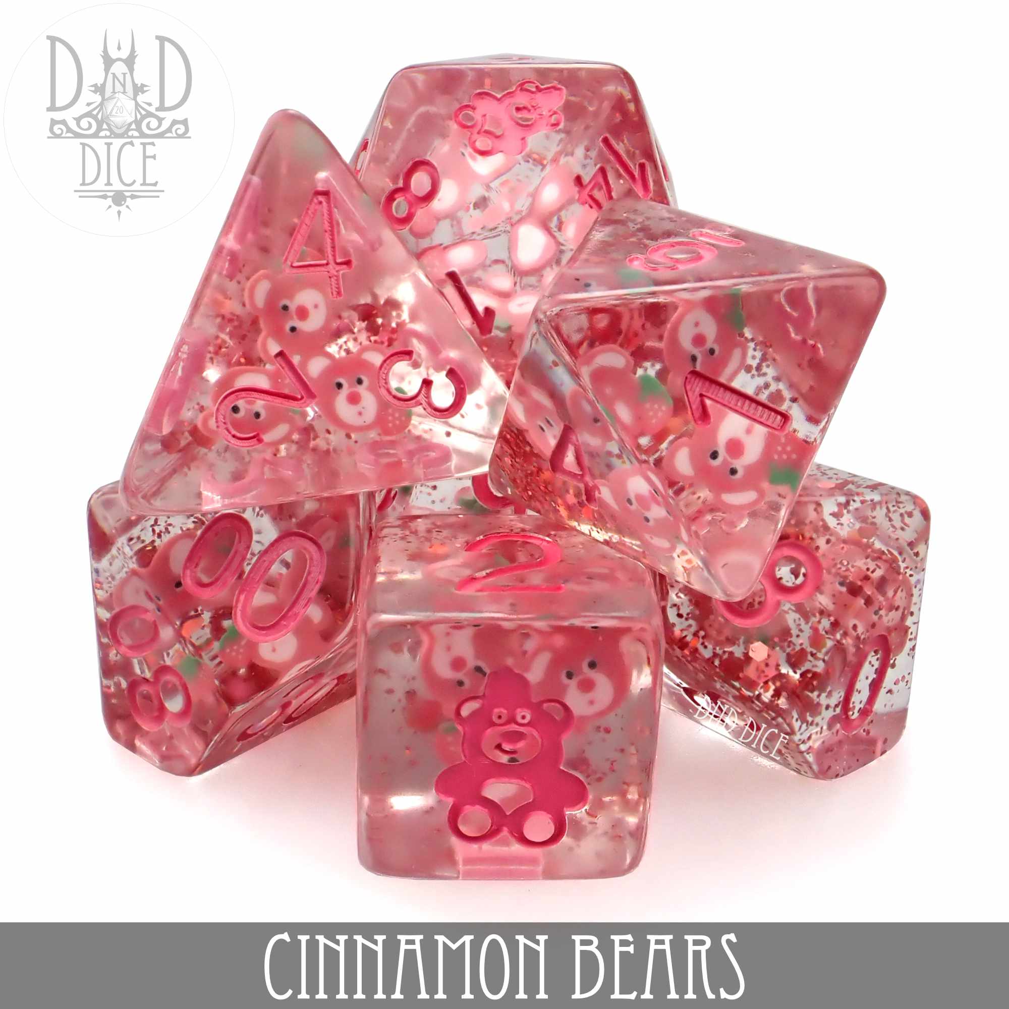 Cinnamon Bears Dice Set (Online Order Only)