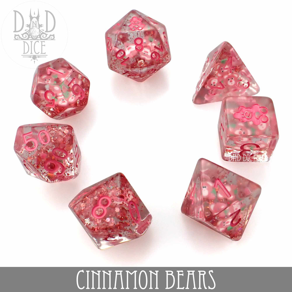 Cinnamon Bears Dice Set (Online Order Only)