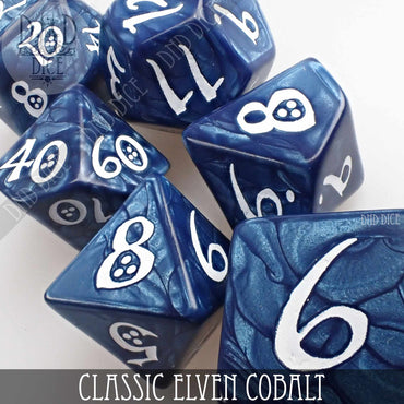 Classic Cobalt Dice Set (Online Order Only)