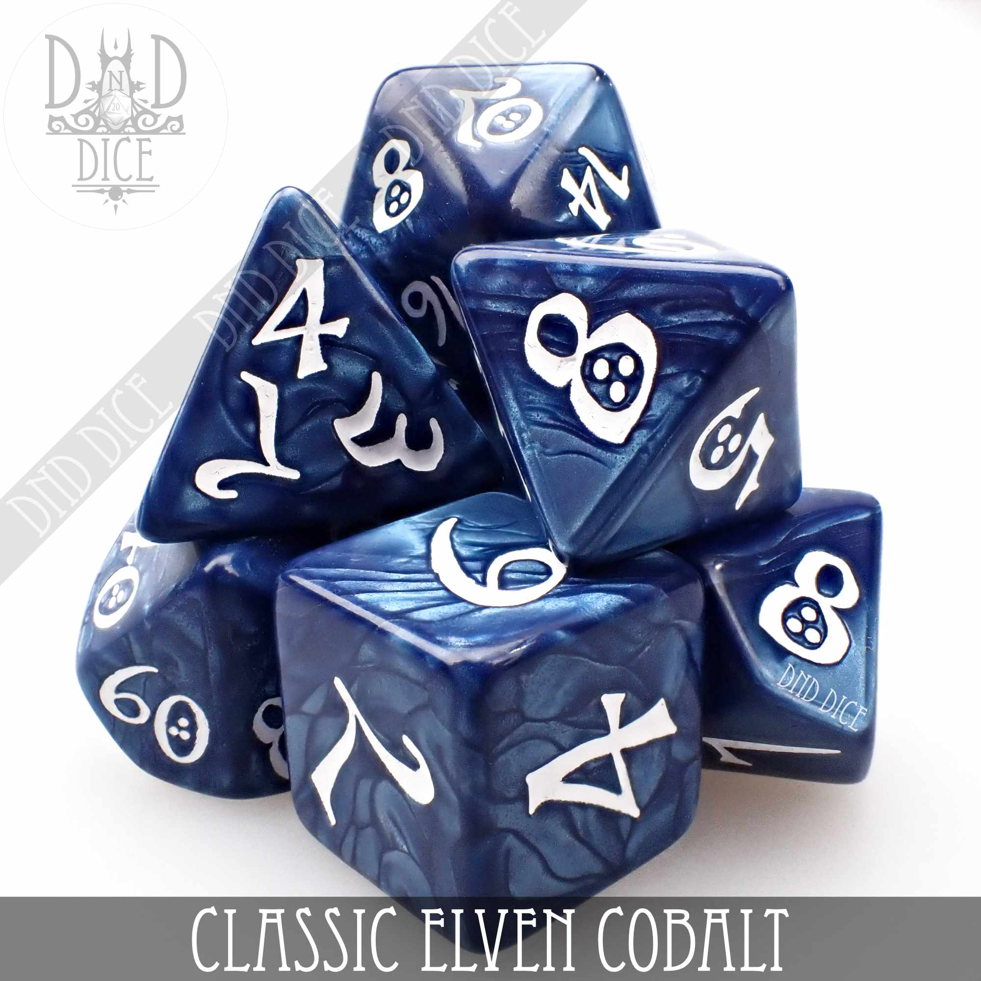 Classic Cobalt Dice Set (Online Order Only)