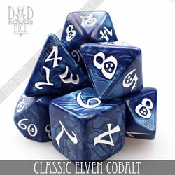 Classic Cobalt Dice Set (Online Order Only)