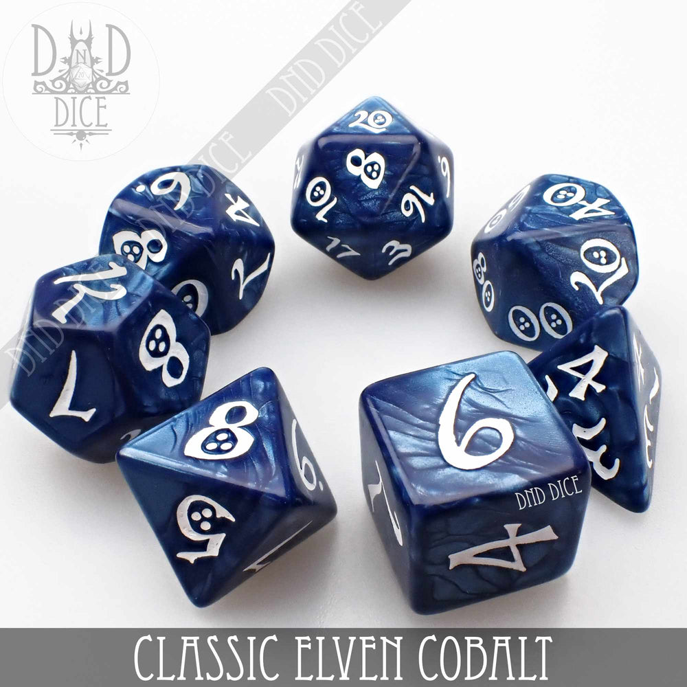 Classic Cobalt Dice Set (Online Order Only)