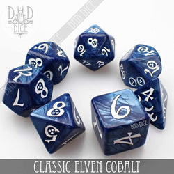 Classic Cobalt Dice Set (Online Order Only)