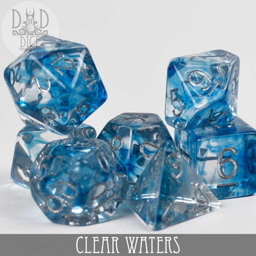 Clear Waters Dice Set (Online Order Only)