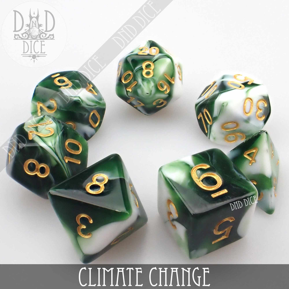 Climate Change 7 or 11 Dice Set (Online Order Only)