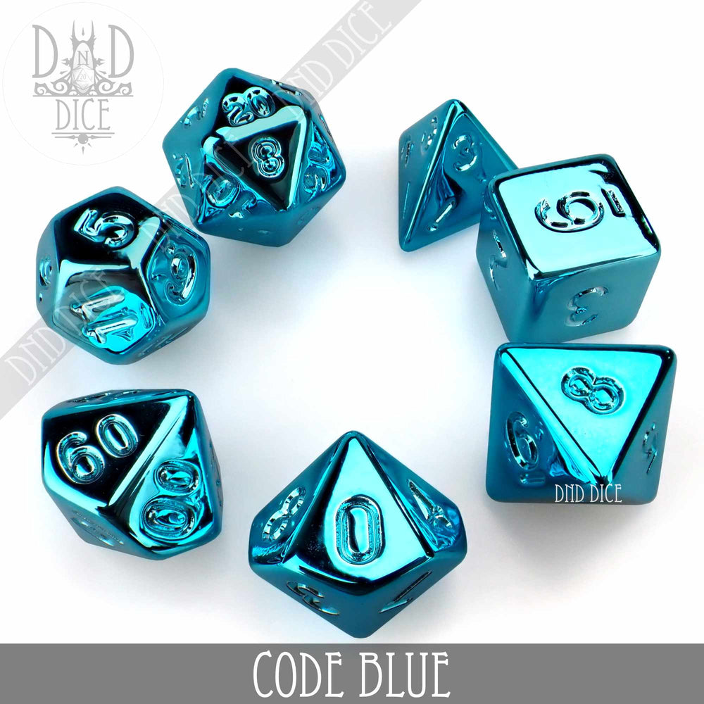 Code Blue Dice Set (Online Order Only)