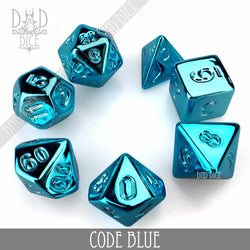 Code Blue Dice Set (Online Order Only)