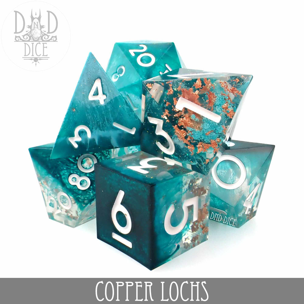 Copper Lochs Handmade Dice Set (Online Order Only)