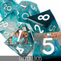 Copper Lochs Handmade Dice Set (Online Order Only)