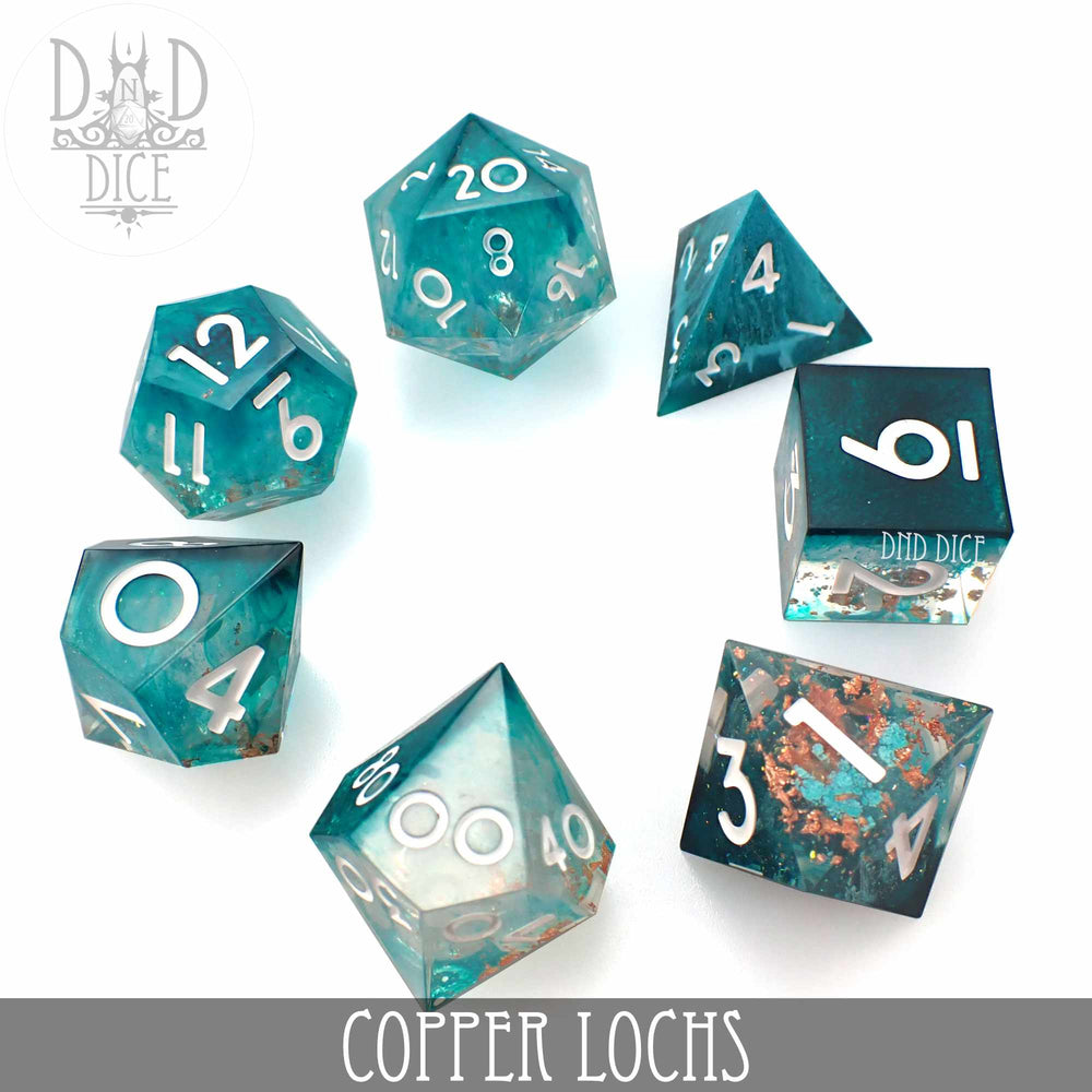 Copper Lochs Handmade Dice Set (Online Order Only)