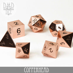 Copperhead Metal Dice Set (Online Order Only)