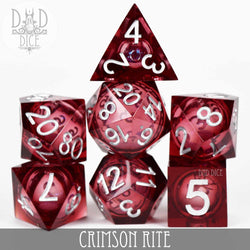 Crimson Rite Liquid Core Dice Set (Online Order Only)