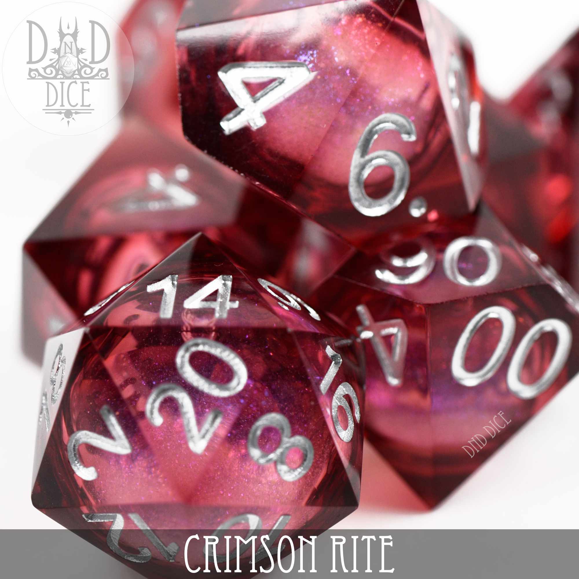 Crimson Rite Liquid Core Dice Set (Online Order Only)