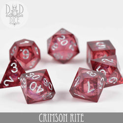 Crimson Rite Liquid Core Dice Set (Online Order Only)