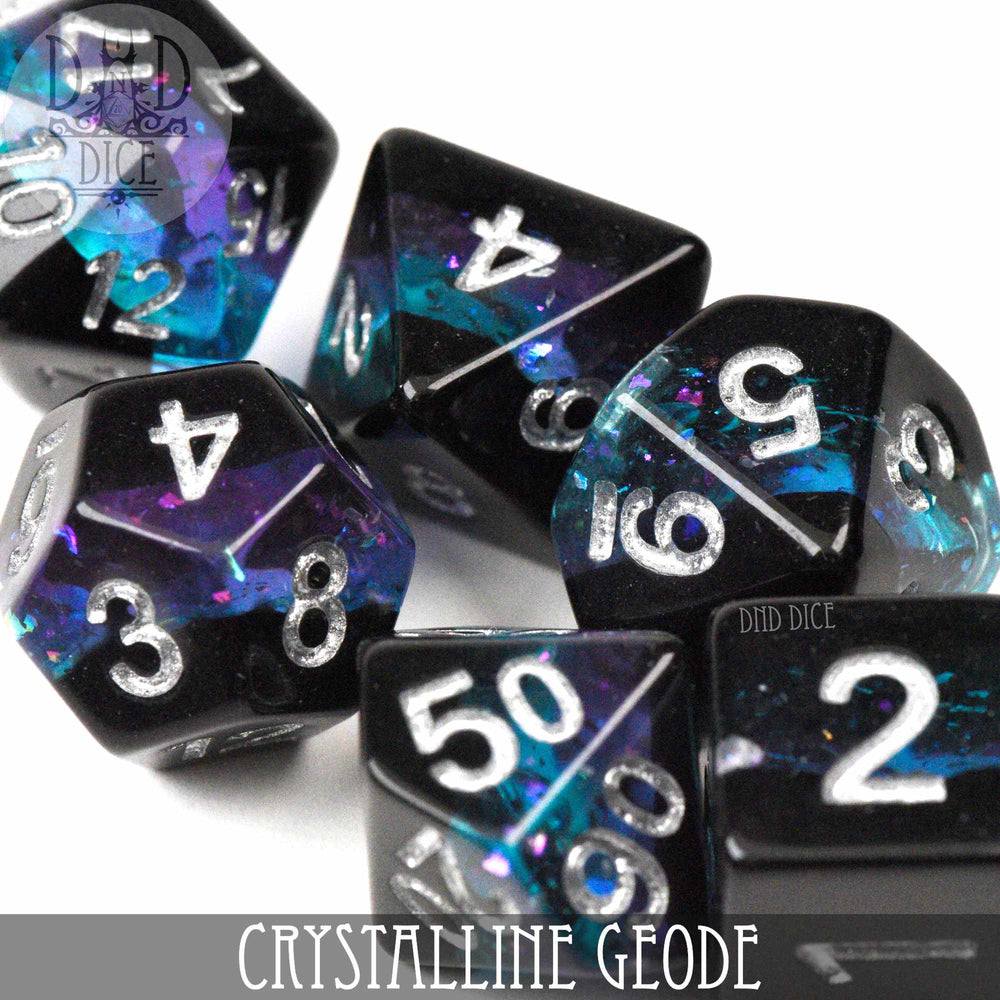 Crystalline Geode Dice Set (Online Order Only)