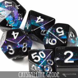 Crystalline Geode Dice Set (Online Order Only)