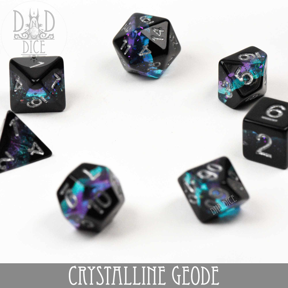 Crystalline Geode Dice Set (Online Order Only)