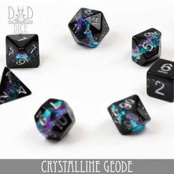 Crystalline Geode Dice Set (Online Order Only)