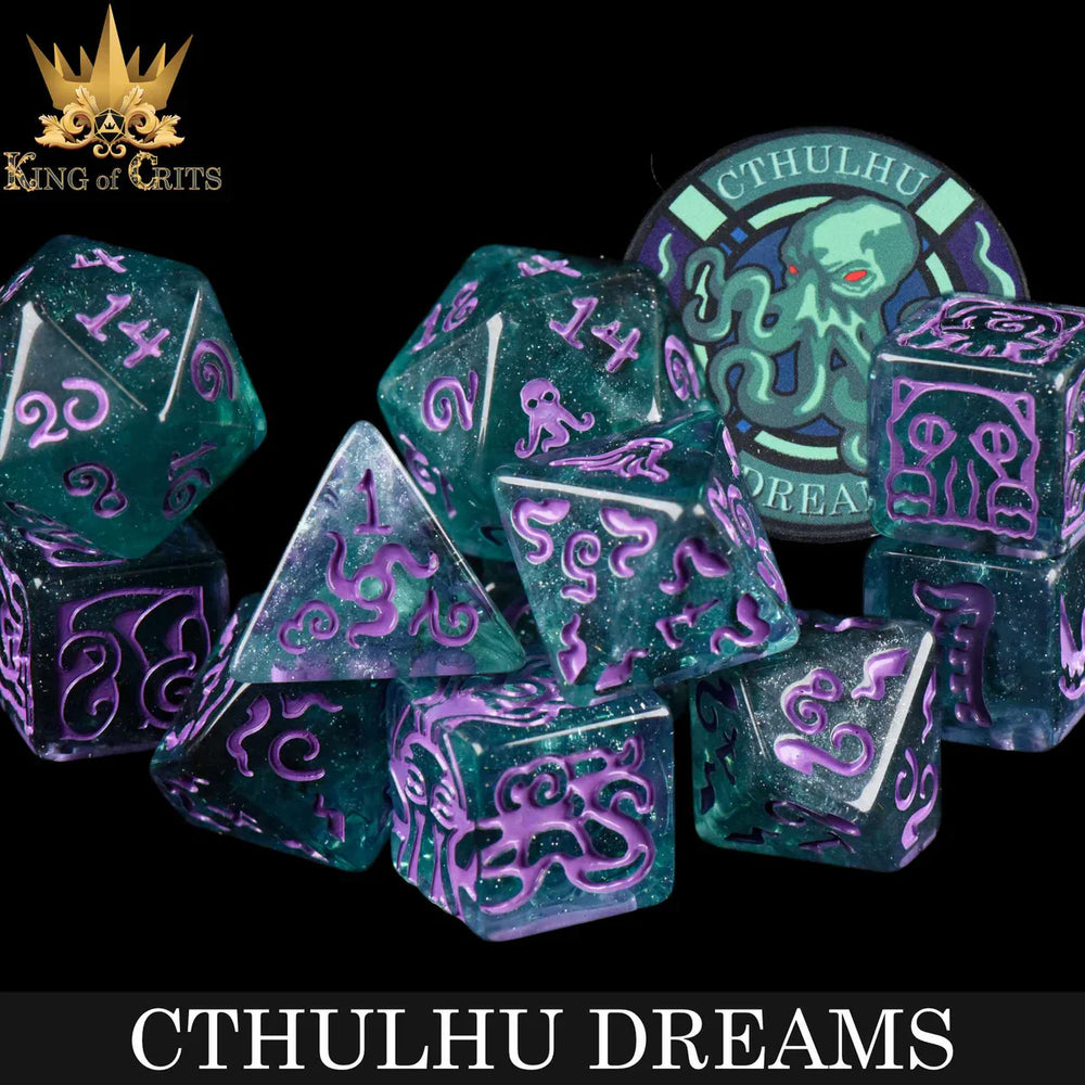 Cthulhu Dreams - 11 Dice Set (Online Order Only)
