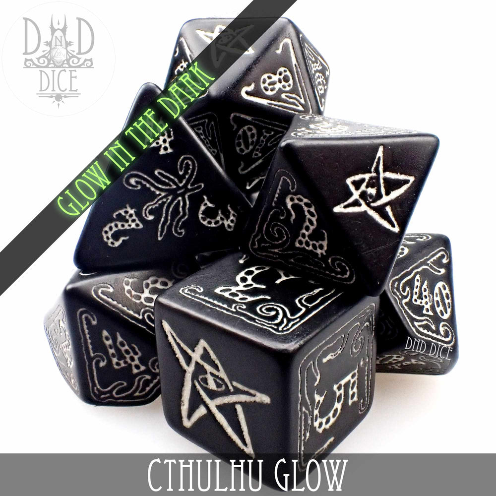 Call of Cthulhu Glow in the Dark Dice Set (Online Order Only)