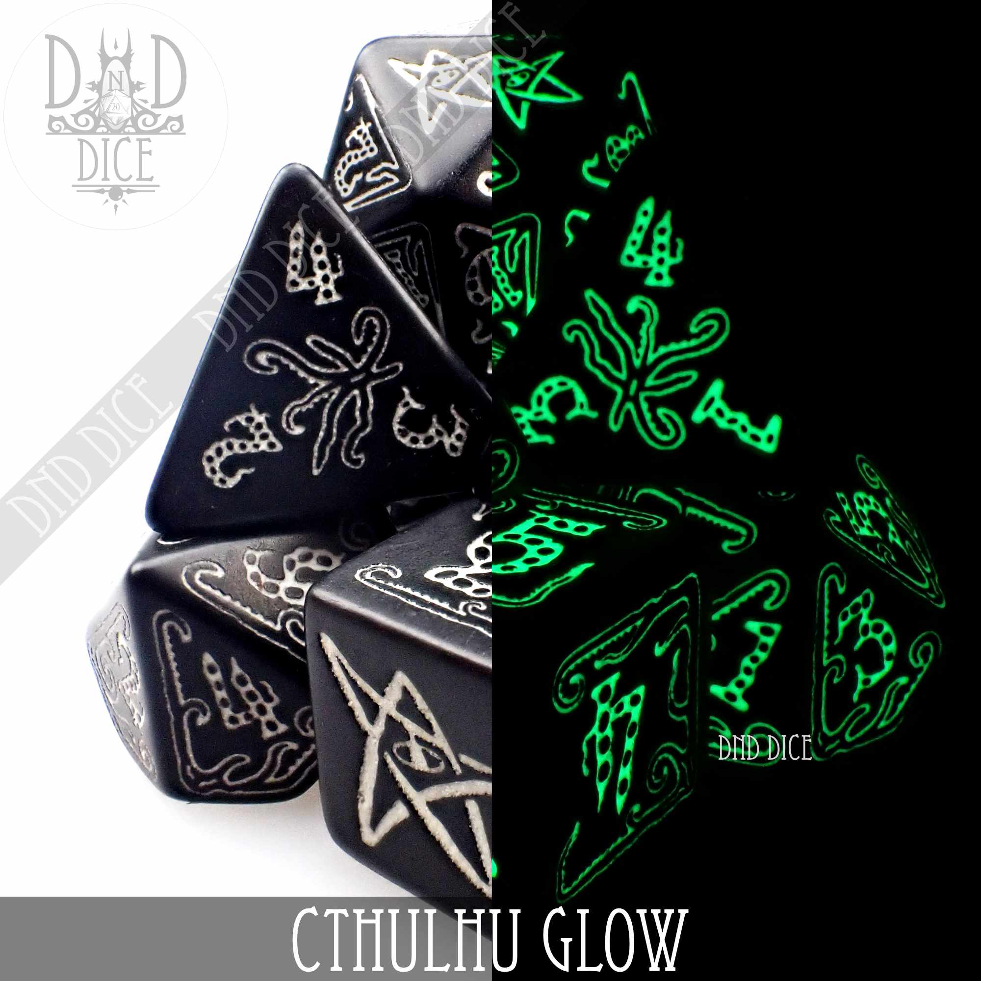 Call of Cthulhu Glow in the Dark Dice Set (Online Order Only)