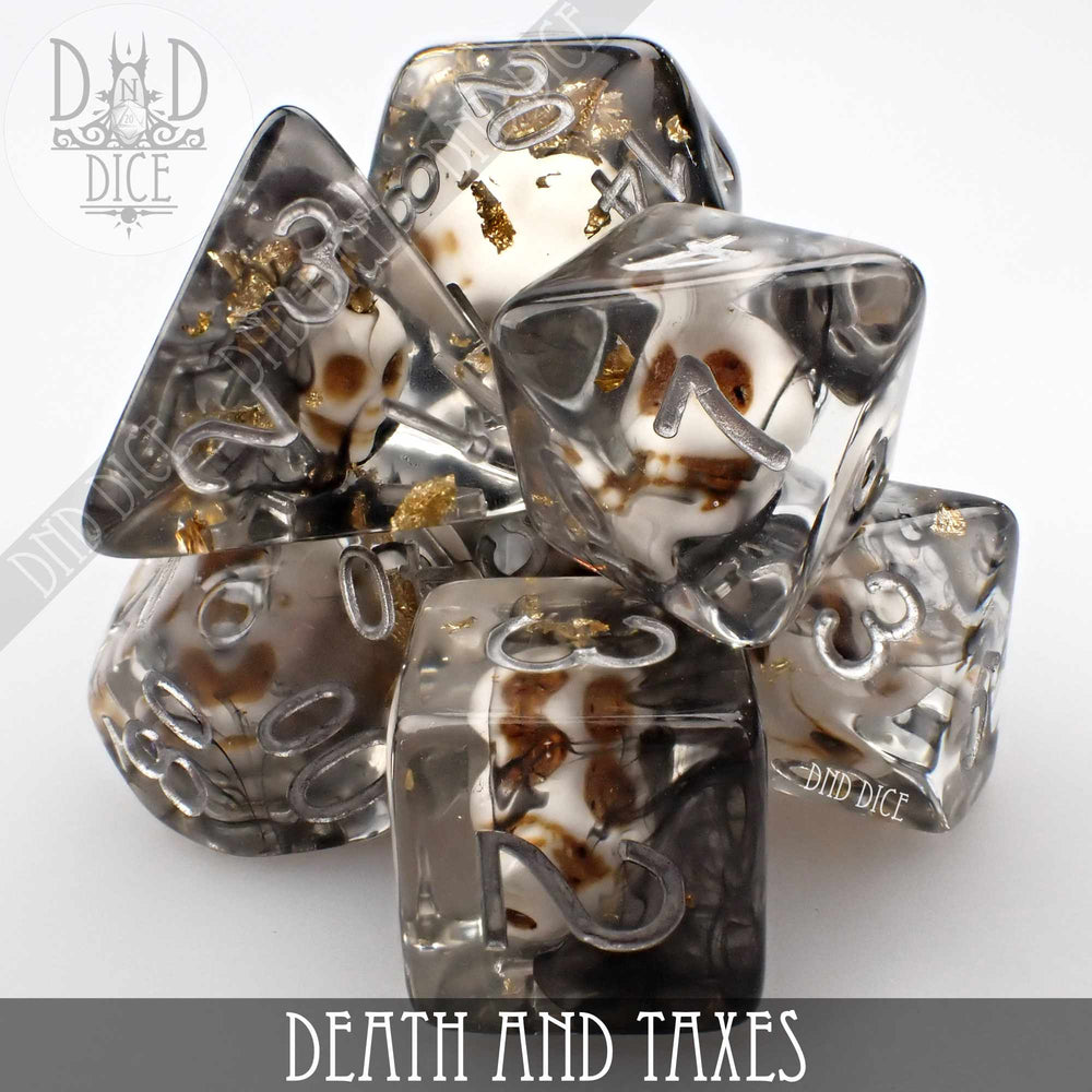 Death and Taxes Dice Set (Online Order Only)