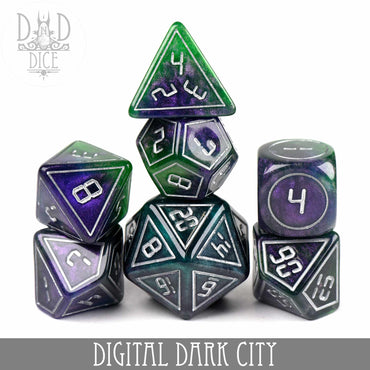 Digital Dark City Dice Set (Online Order Only)