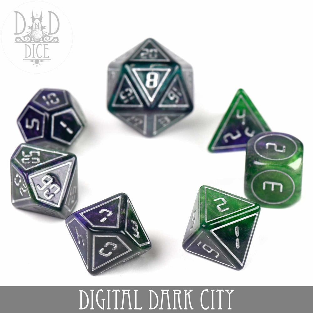 Digital Dark City Dice Set (Online Order Only)