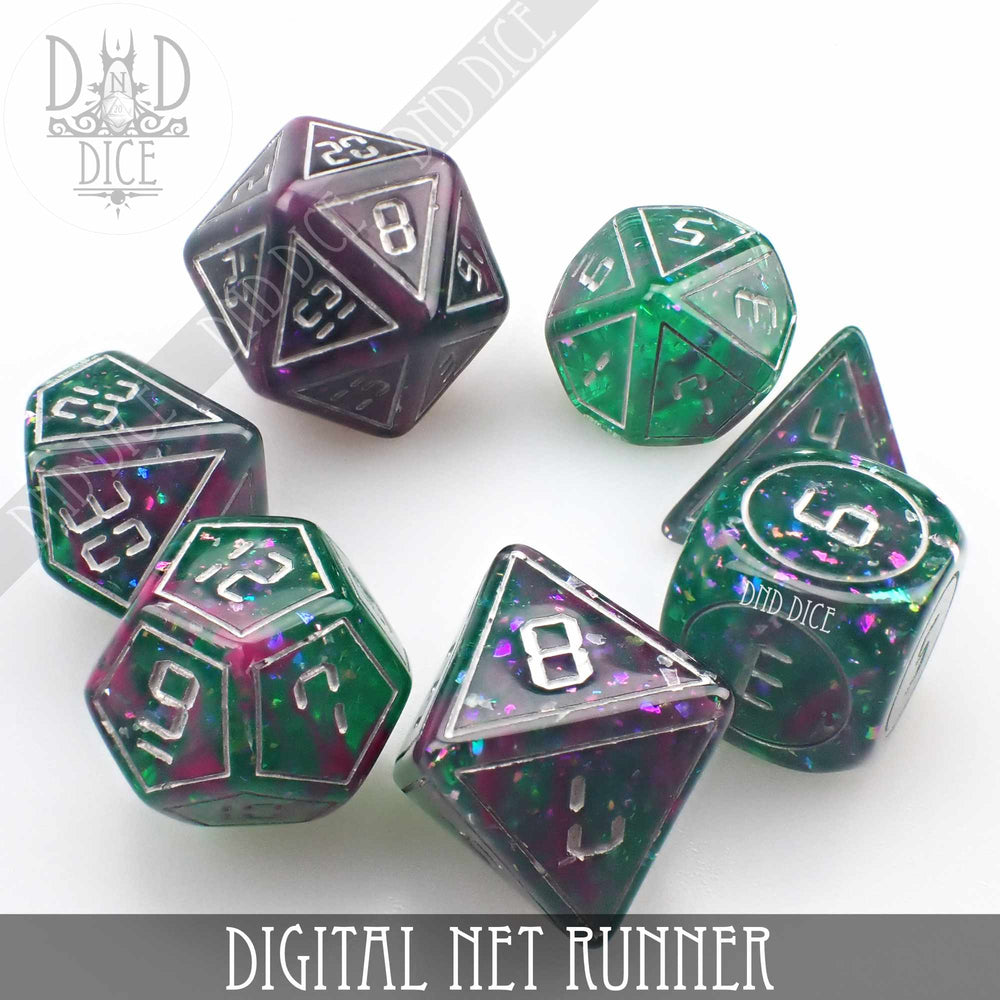 Digital Net Runner Dice Set (Online Order Only)