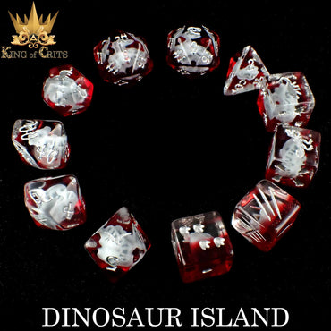 Dinosaur Island 11 Dice Set (Online Order Only)