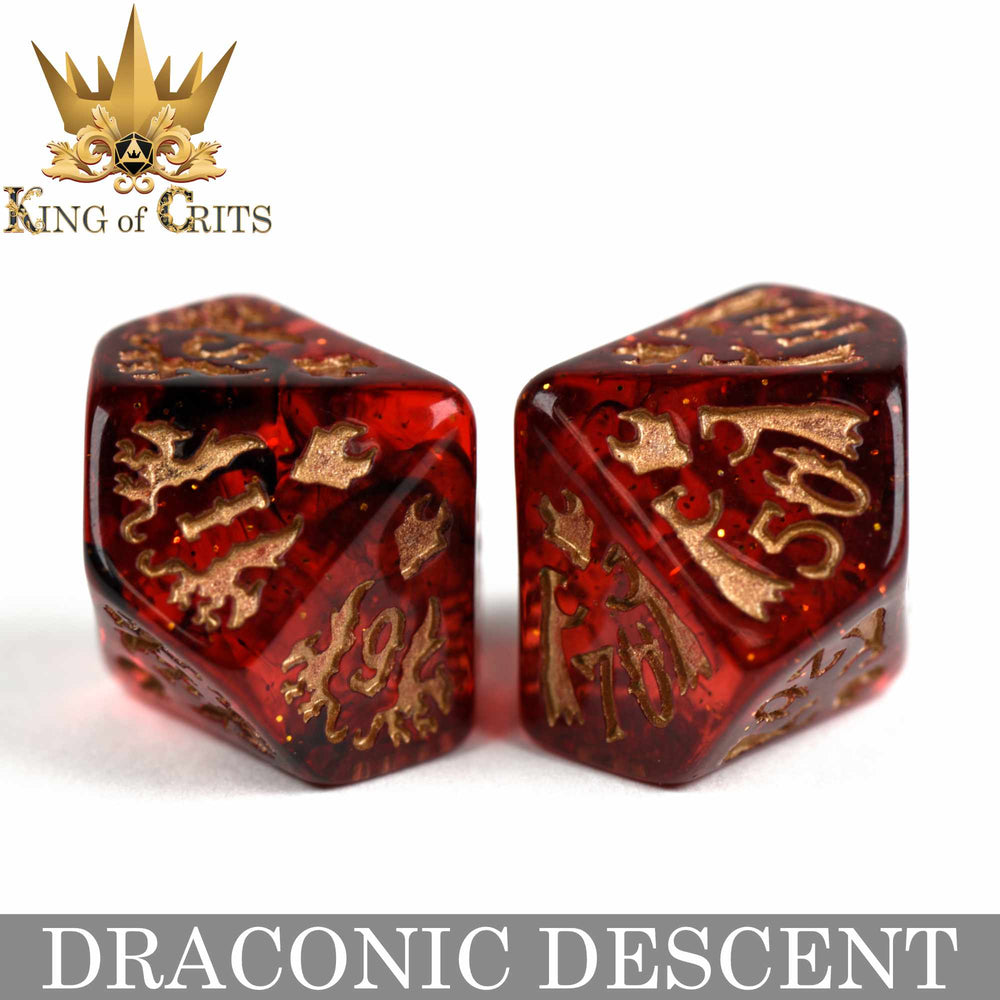 Draconic Descent 11 Dice Set (Online Order Only)