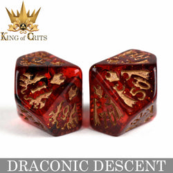 Draconic Descent 11 Dice Set (Online Order Only)