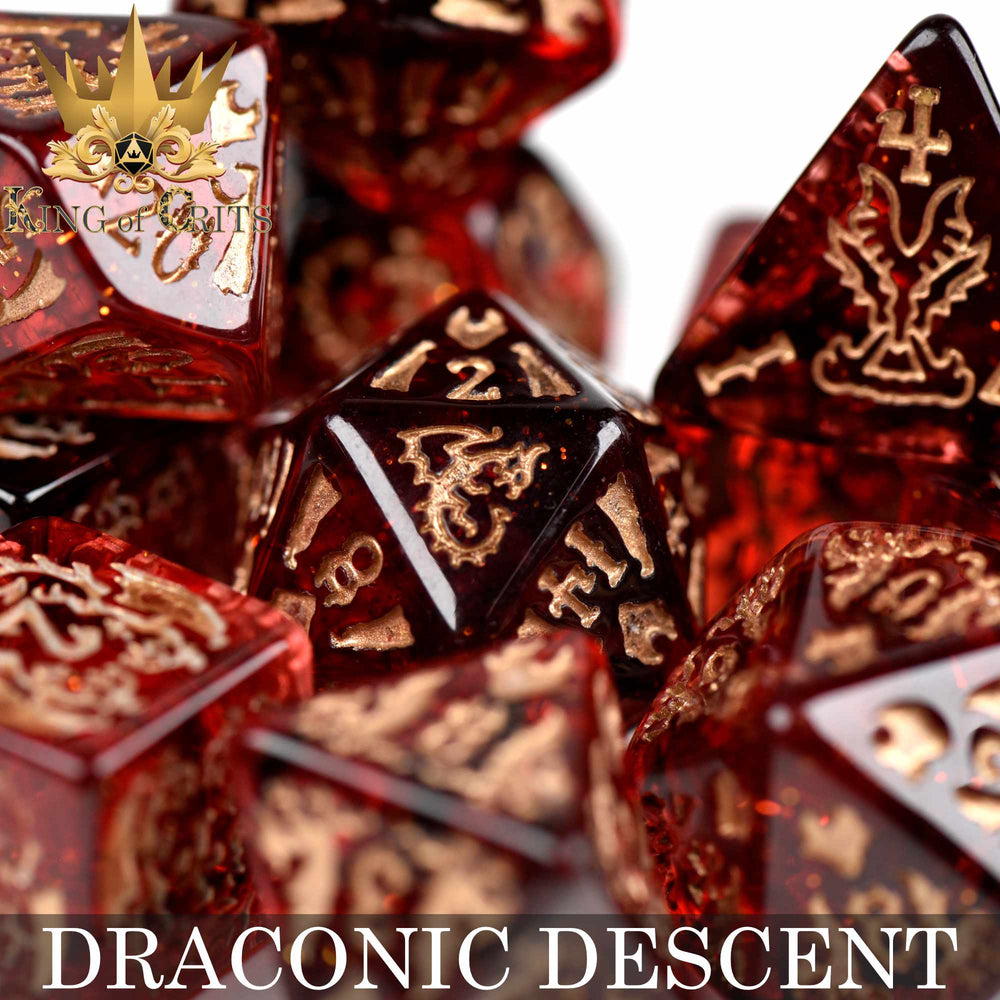 Draconic Descent 11 Dice Set (Online Order Only)