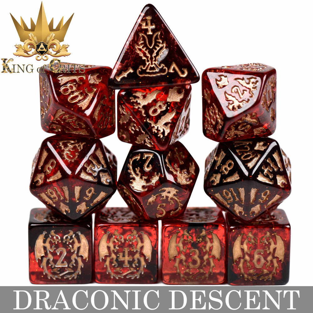Draconic Descent 11 Dice Set (Online Order Only)