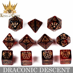Draconic Descent 11 Dice Set (Online Order Only)