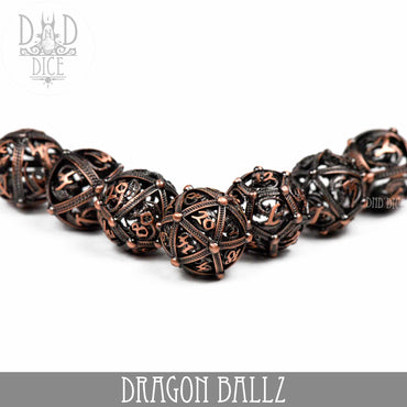 Dragon Ballz Metal Dice Set (Gift Box) (Online Order Only)