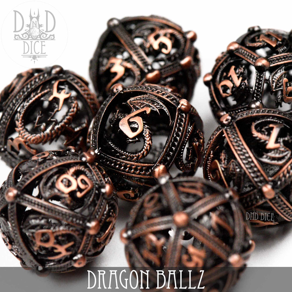Dragon Ballz Metal Dice Set (Gift Box) (Online Order Only)