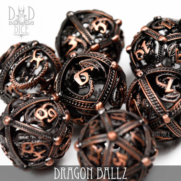 Dragon Ballz Metal Dice Set (Gift Box) (Online Order Only)